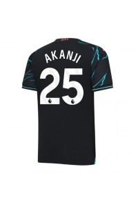 Fotbalové Dres Manchester City Manuel Akanji #25 Třetí Oblečení 2023-24 Krátký Rukáv